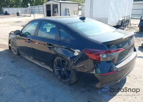 2025 Honda Civic Base W/High Performance Summer Tires/ from USA, damaged, VIN 2HGFE1E51SH472021